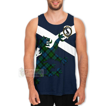 MacKie (McKie) Tartan Lion Rampant Men's Tank Top  Proudly Display Your Heritage with Alba Gu Brath and Clan Name