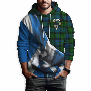 MacKie (McKie) Tartan Hoodie with Family Crest Scotland Patriotic Style