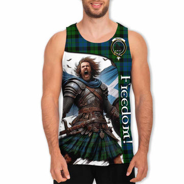 MacKie (McKie) Crest Tartan Men's Tank Top Inspired by the Freedom of Scottish Warrior