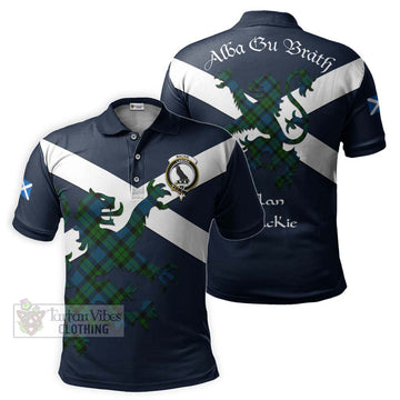 MacKie (McKie) Tartan Lion Rampant Polo Shirt Proudly Display Your Heritage with Alba Gu Brath and Clan Name