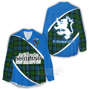 MacKie (McKie) Family Crest Tartan Women's Casual Shirt Celebrate Saint Andrew's Day in Style