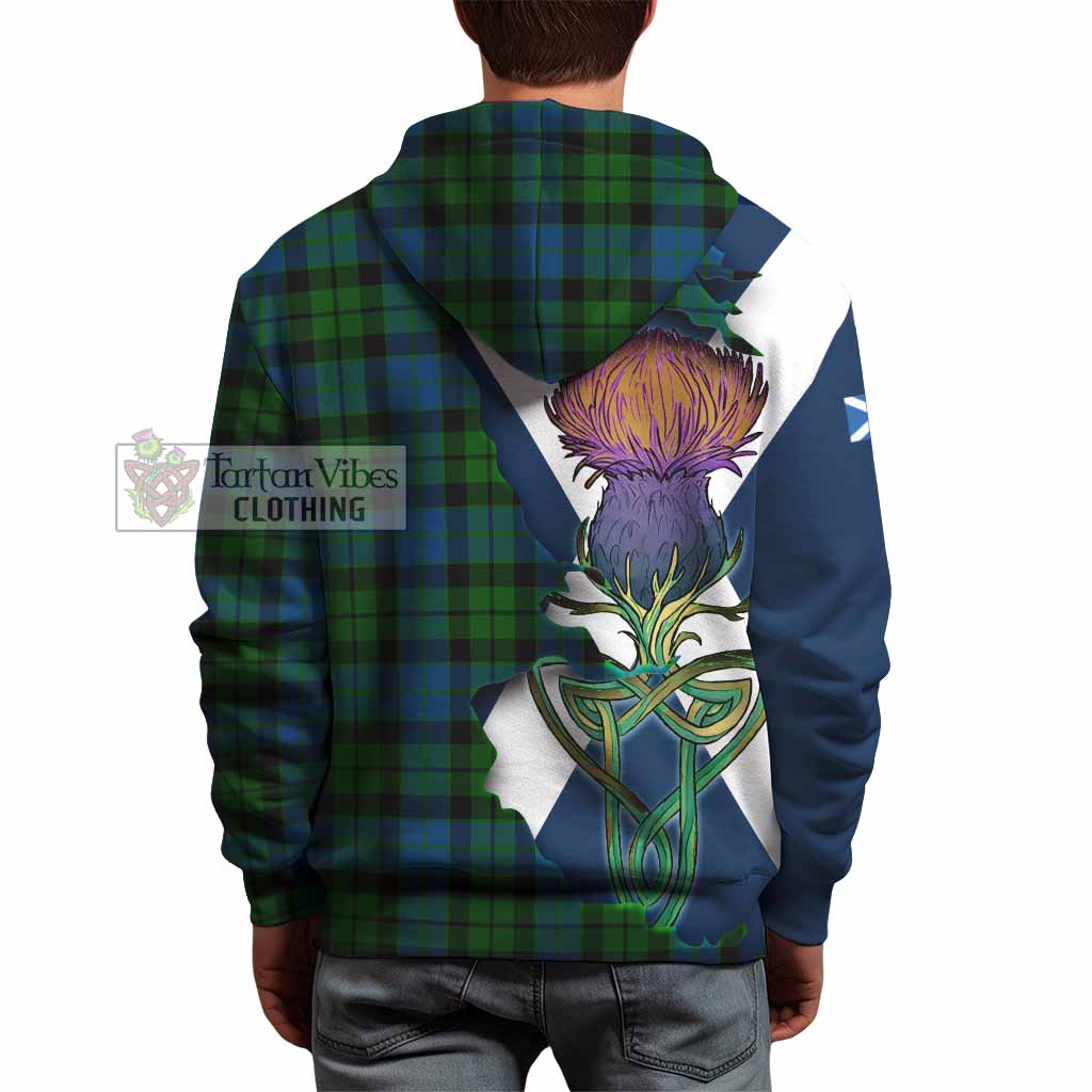 MacKie (McKie) Tartan Family Crest Hoodie Scottish Thistle Celtic Inspired - Tartan Vibes Clothing