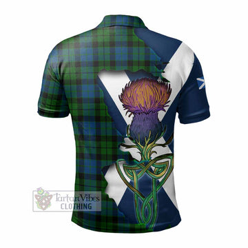 MacKie (McKie) Tartan Family Crest Polo Shirt Scottish Thistle Celtic Inspired - Tartan Vibes Clothing