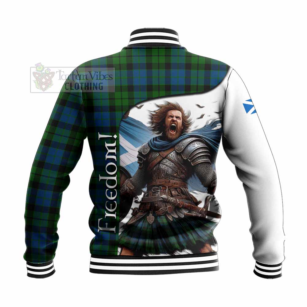 Tartan Vibes Clothing MacKie (McKie) Crest Tartan Baseball Jacket Inspired by the Freedom of Scottish Warrior