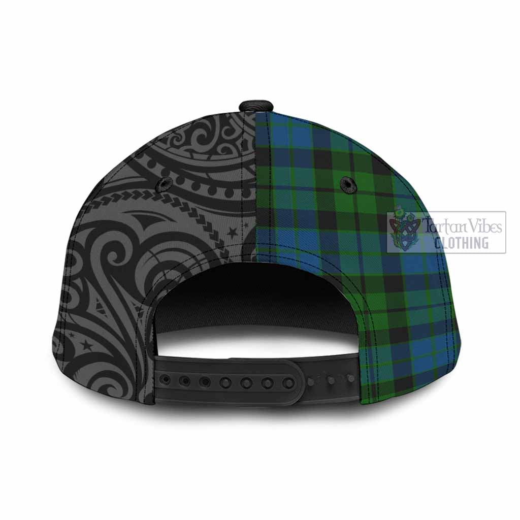 Tartan Vibes Clothing MacKie (McKie) Tartan Classic Cap with New Zealand Silver Fern Half Style