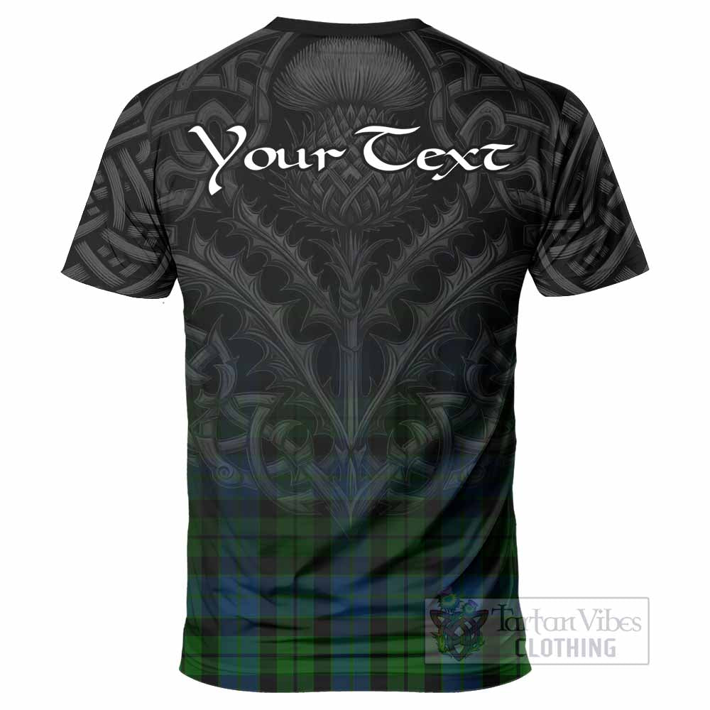 Tartan Vibes Clothing MacKie (McKie) Tartan T-Shirt with Family Crest Celtic Thistle Vibes