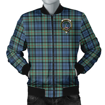 MacKinlay Ancient Tartan Bomber Jacket with Family Crest