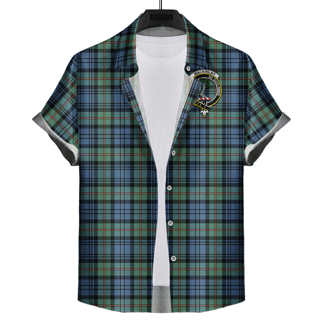 mackinlay-ancient-tartan-short-sleeve-button-down-shirt-with-family-crest