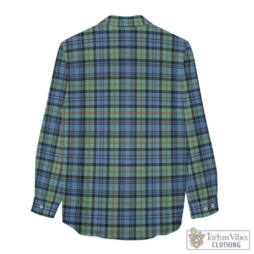 MacKinlay Ancient Tartan Women's Casual Shirt with Family Crest