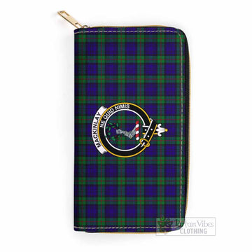 MacKinlay (McKinlay) Tartan Women's Leather Wallet with Family Crest One Size 19.7*10.5*3.5 cm - Tartan Vibes Clothing