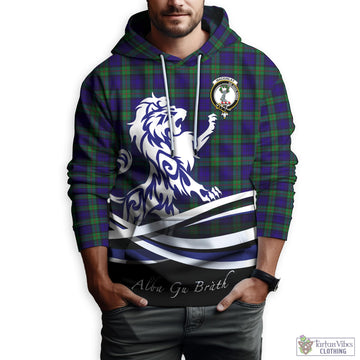 MacKinlay (McKinlay) Tartan Hoodie with Alba Gu Brath Regal Lion Emblem