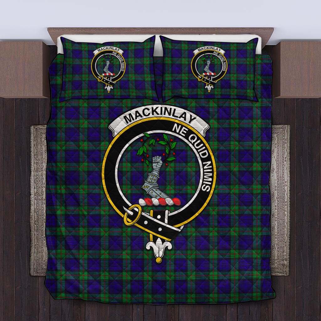 MacKinlay (McKinlay) Tartan Quilt Bed Set with Family Crest King - Tartan Vibes Clothing