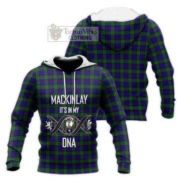 MacKinlay (McKinlay) Tartan Knitted Hoodie with Family Crest DNA In Me Style