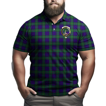 MacKinlay (McKinlay) Tartan Men's Polo Shirt with Family Crest