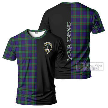 MacKinlay (McKinlay) Tartan T-Shirt with Family Crest and Half Of Me Style