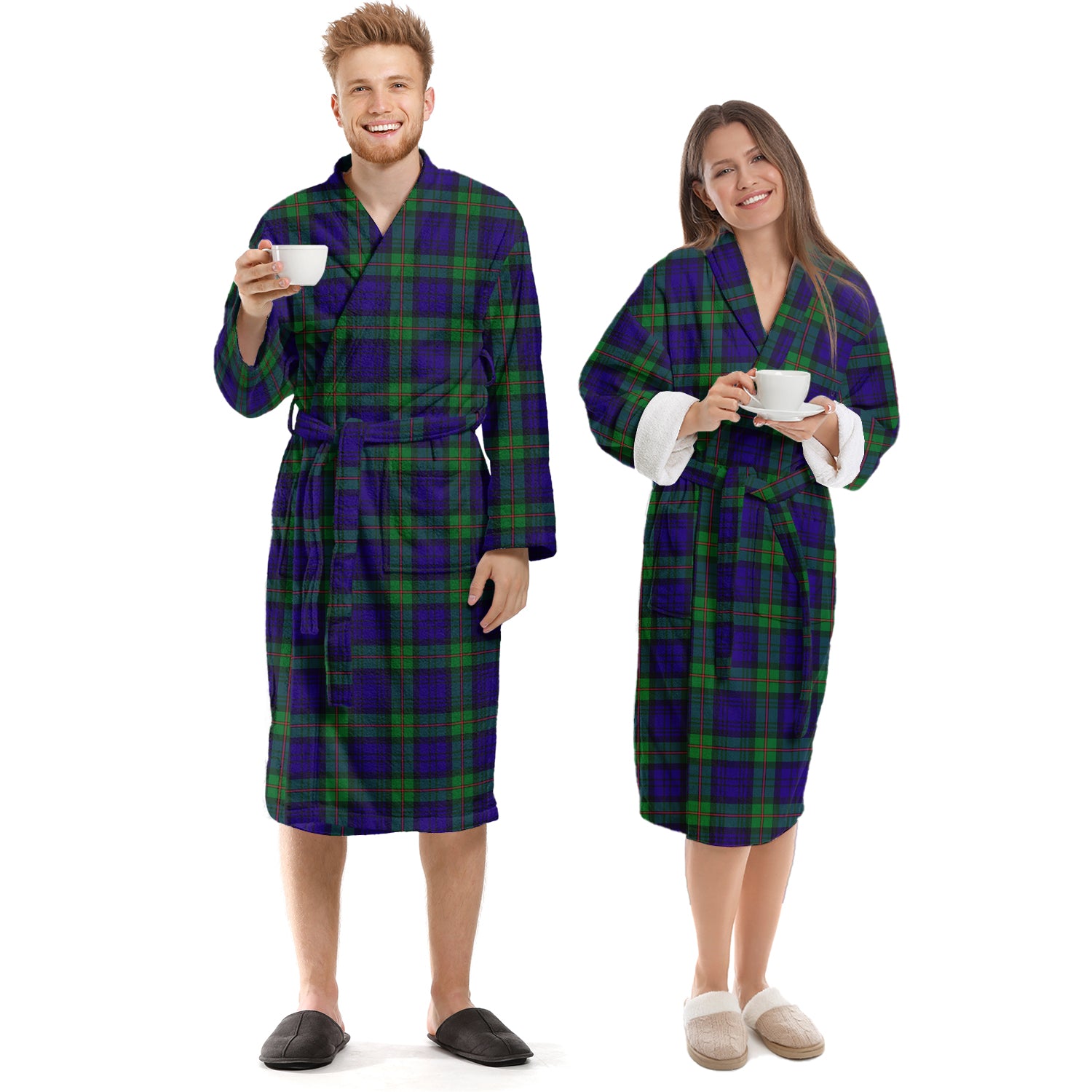 MacKinlay (McKinlay) Tartan Bathrobe Unisex S - Tartan Vibes Clothing