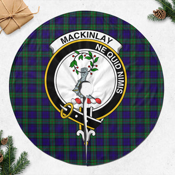 MacKinlay (McKinlay) Tartan Christmas Tree Skirt with Family Crest 47*47 inch - Tartan Vibes Clothing