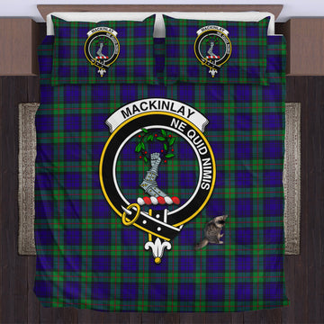 MacKinlay (McKinlay) Tartan Bedding Set with Family Crest