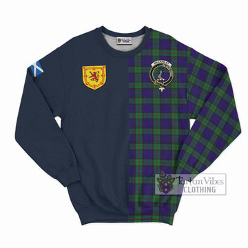 MacKinlay (McKinlay) Tartan Sweatshirt Alba with Scottish Lion Royal Arm Half Style