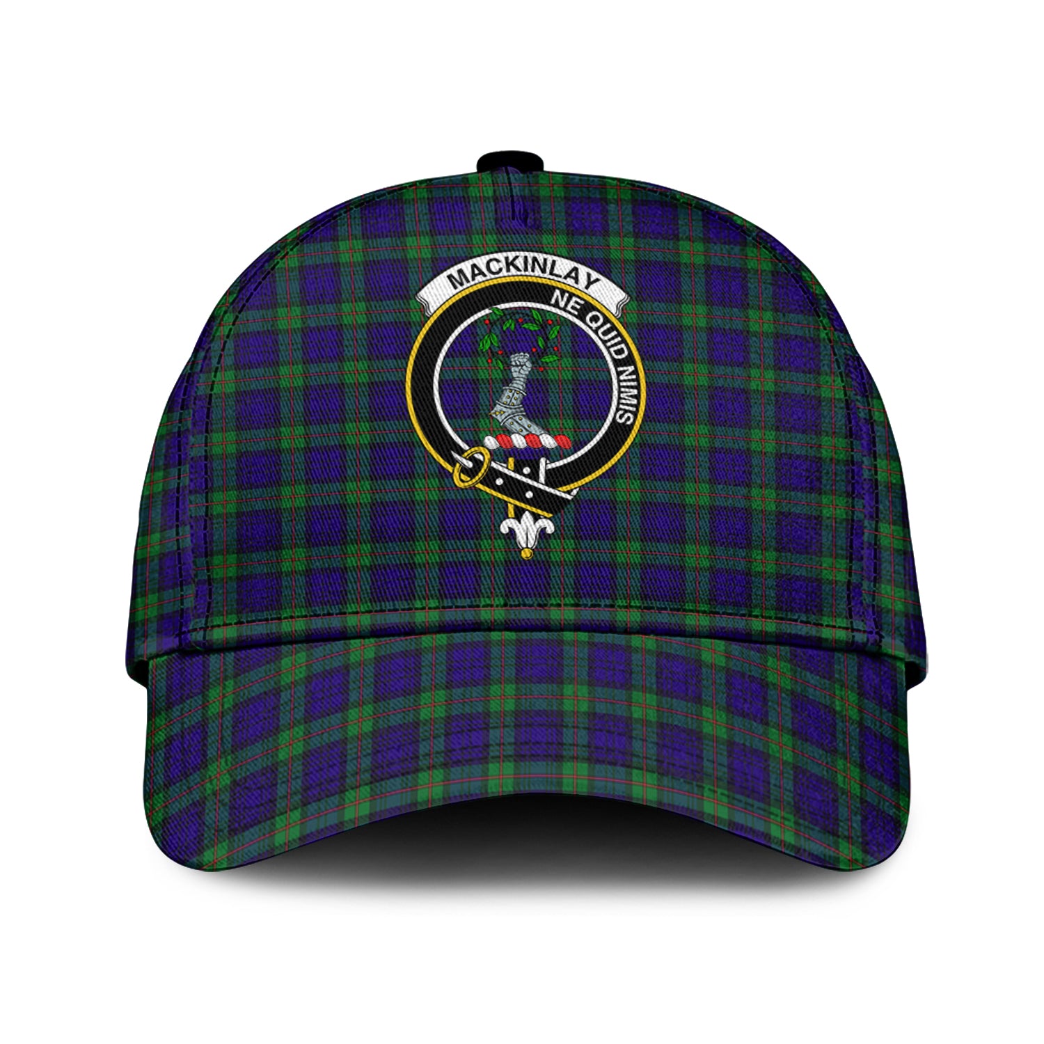 MacKinlay (McKinlay) Tartan Classic Cap with Family Crest Classic Cap Universal Fit - Tartan Vibes Clothing