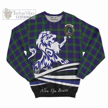 MacKinlay (McKinlay) Tartan Sweatshirt with Alba Gu Brath Regal Lion Emblem