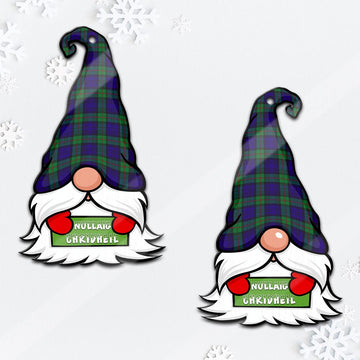 MacKinlay (McKinlay) Gnome Christmas Ornament with His Tartan Christmas Hat