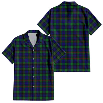 MacKinlay (McKinlay) Tartan Short Sleeve Button Down Shirt