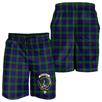 MacKinlay (McKinlay) Tartan Mens Shorts with Family Crest - Tartan Vibes Clothing