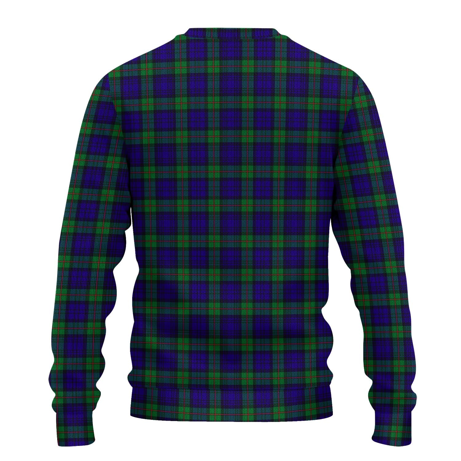 MacKinlay Modern Tartan Knitted Sweater with Family Crest - Tartanvibesclothing