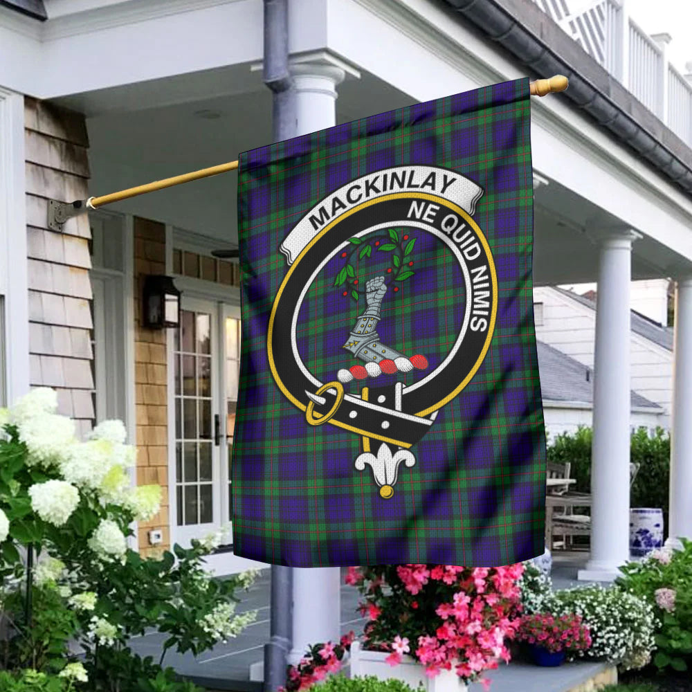 MacKinlay (McKinlay) Tartan Flag with Family Crest - Tartan Vibes Clothing