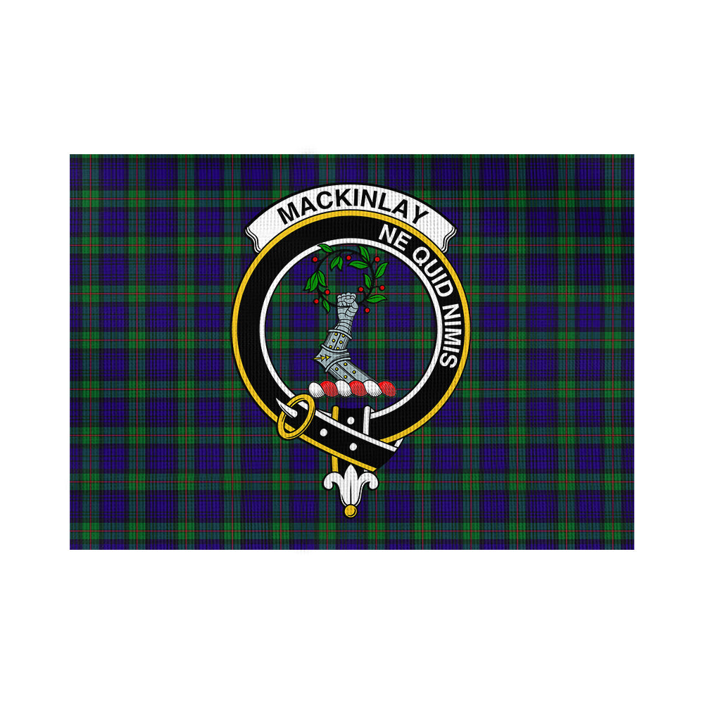 MacKinlay (McKinlay) Tartan Flag with Family Crest - Tartan Vibes Clothing