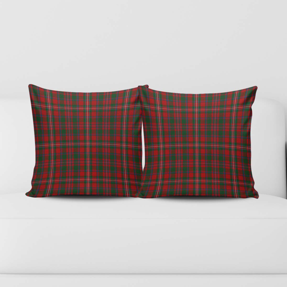 MacKinnon Tartan Pillow Cover Square Pillow Cover - Tartanvibesclothing