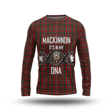 MacKinnon (McKinnon) Tartan Long Sleeve T-Shirt with Family Crest DNA In Me Style