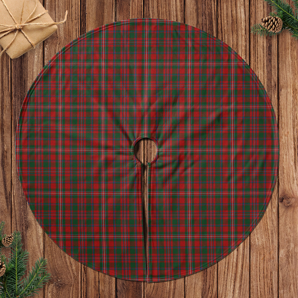 MacKinnon Tartan Christmas Tree Skirt - Tartanvibesclothing