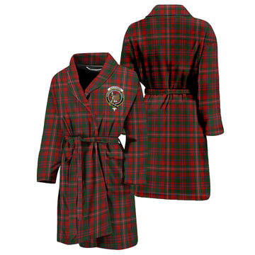 MacKinnon (McKinnon) Tartan Bathrobe with Family Crest