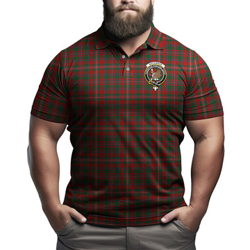 MacKinnon (McKinnon) Tartan Men's Polo Shirt with Family Crest