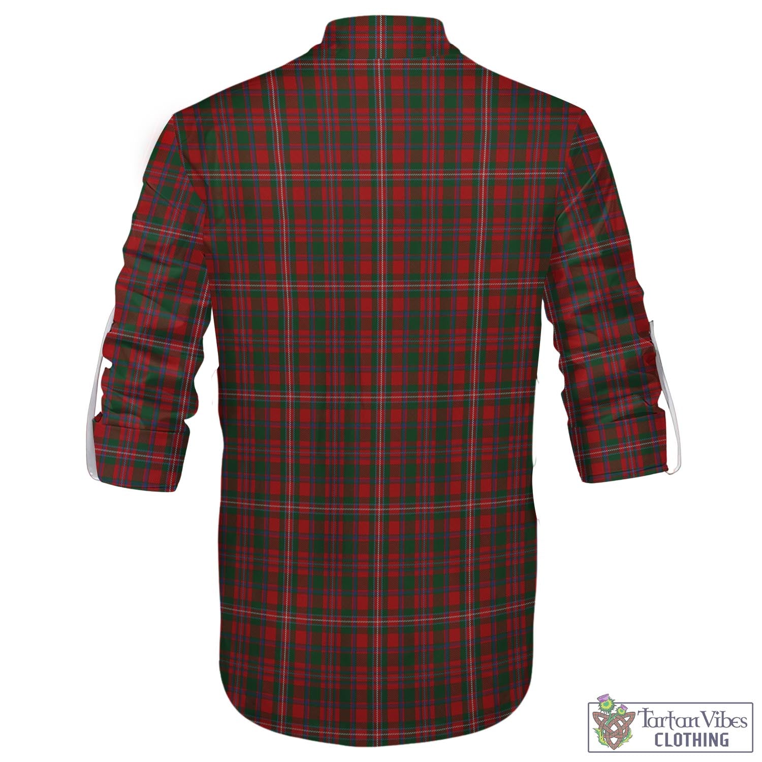 MacKinnon (McKinnon) Tartan Men's Scottish Traditional Jacobite Ghillie Kilt Shirt - Tartan Vibes Clothing