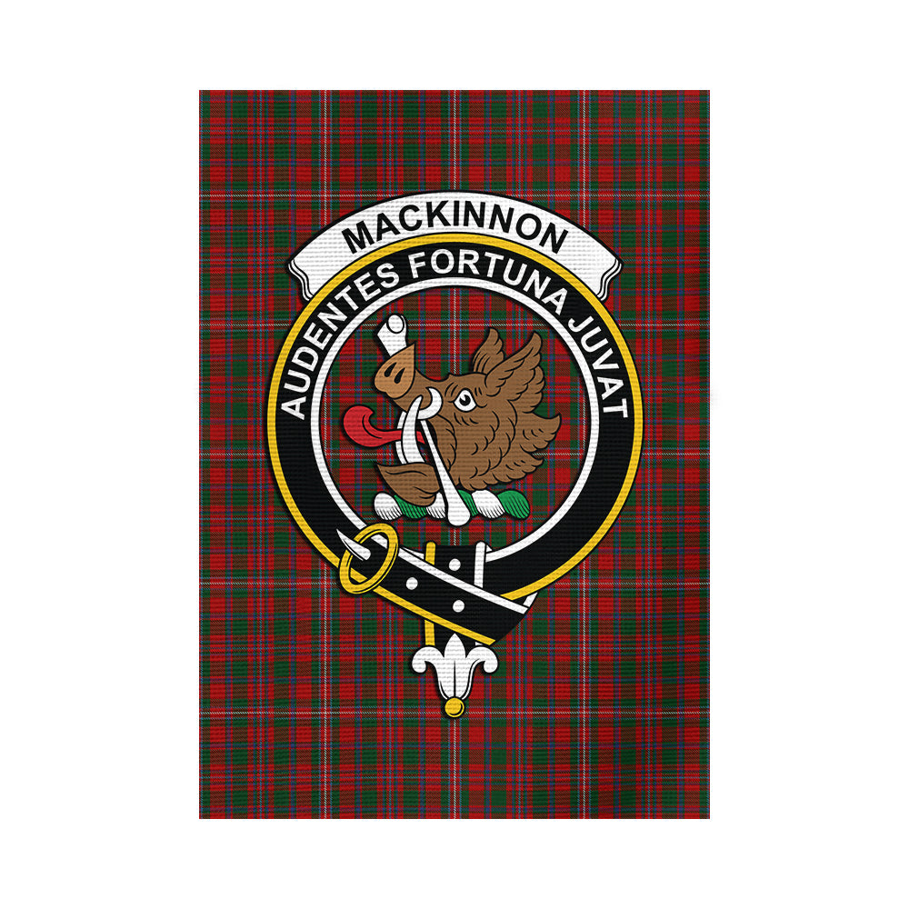 MacKinnon (McKinnon) Tartan Flag with Family Crest - Tartan Vibes Clothing