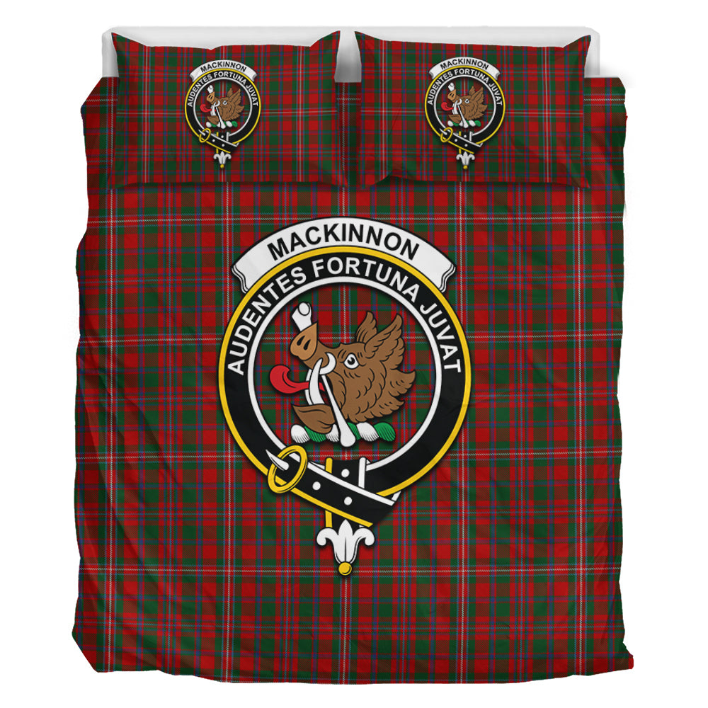 MacKinnon (McKinnon) Tartan Bedding Set with Family Crest - Tartan Vibes Clothing