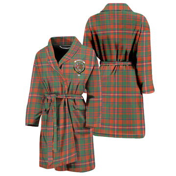 MacKinnon Ancient Tartan Bathrobe with Family Crest