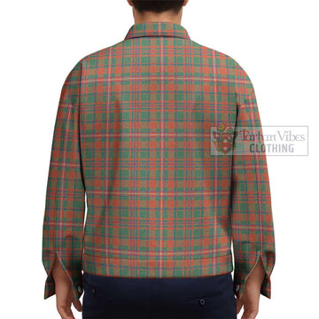 MacKinnon Ancient Tartan Unisex Lapel Cotton Jacket