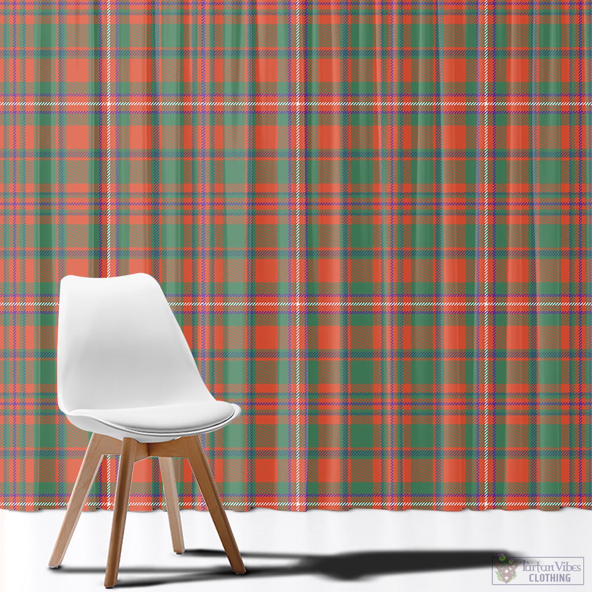 MacKinnon Ancient Tartan Window Curtain