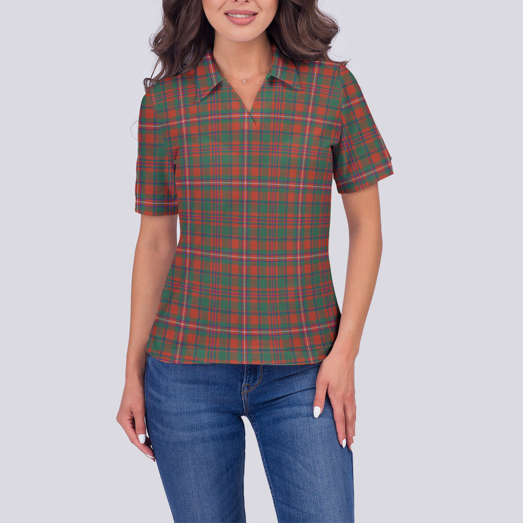 mackinnon-ancient-tartan-polo-shirt-for-women