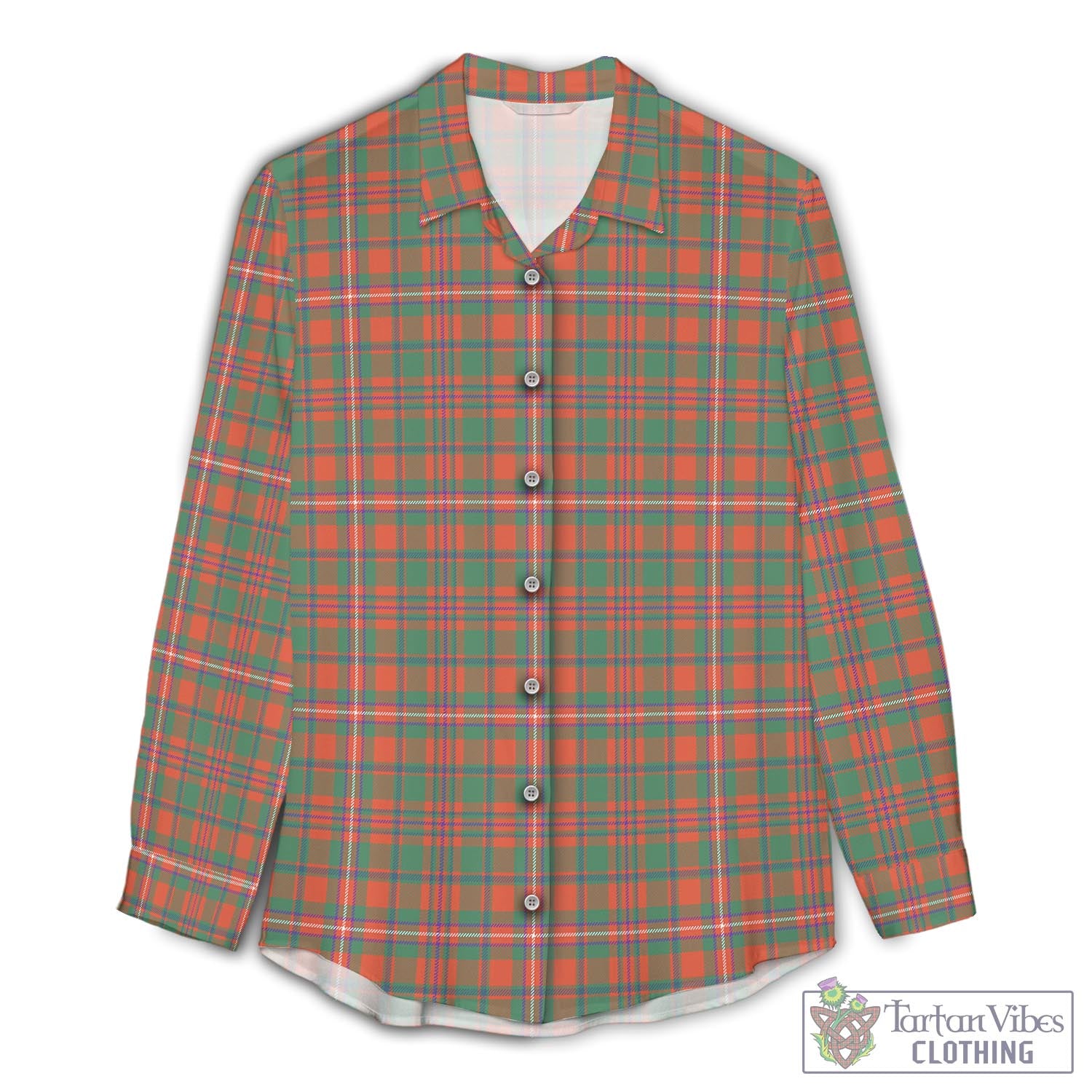 MacKinnon Ancient Tartan Womens Casual Shirt