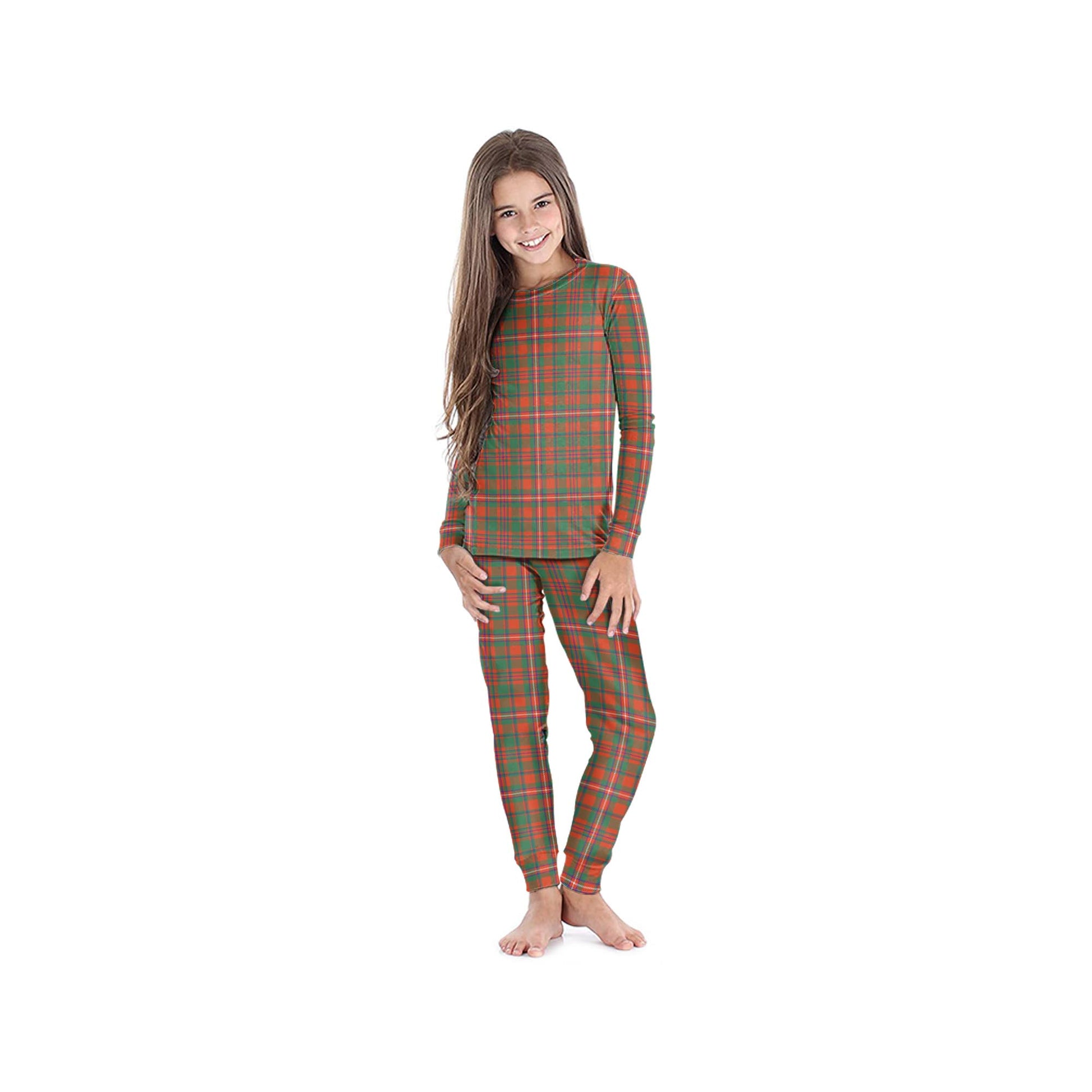 MacKinnon Ancient Tartan Pajamas Family Set - Tartan Vibes Clothing