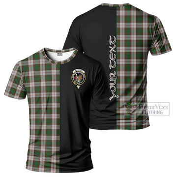 MacKinnon Dress Tartan T-Shirt with Family Crest and Half Of Me Style