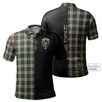 MacKinnon Dress Tartan Polo Shirt with Family Crest and Half Of Me Style