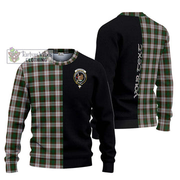 MacKinnon Dress Tartan Ugly Sweater with Family Crest and Half Of Me Style