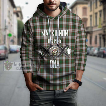 MacKinnon Dress Tartan Hoodie with Family Crest DNA In Me Style