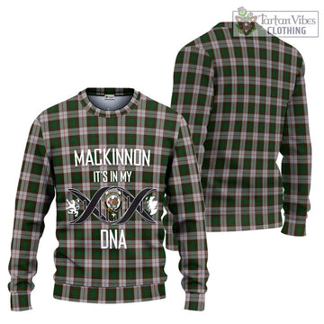 MacKinnon Dress Tartan Ugly Sweater with Family Crest DNA In Me Style